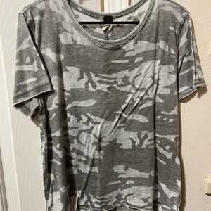 Free People Camo Tee
